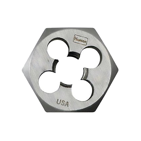 Hanson High Carbon Steel Hexagon 1" Across Flat Die 10mm-1.50 9740